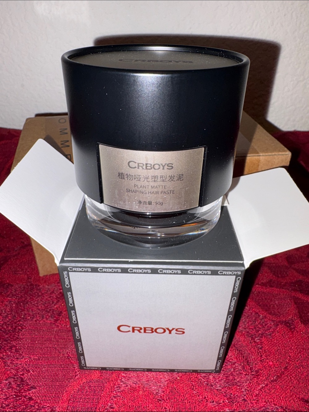Crboys Matte Hair Paste 50g – Strong Hold Natural Finish Men’s Grooming